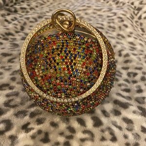Unique Sphere Multi-color Rhinestone clutch